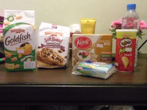 I had to post a photo of all of my American Snacks.  When a gal wants her processed she needs her Kraft Singles!