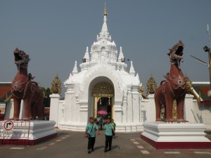 Entrance to Wat Hariphunchai